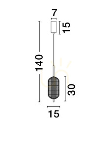 TIPUANI Luces Exclusivas Závěsné svítidlo LE44626 3 TIPUANI Luces Exclusivas Závěsné svítidlo LE44626 small 3