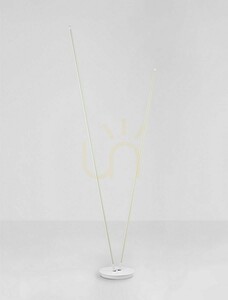 Bílá LED stojací lampa TRENQUE Luces Exclusivas LE44514, 33 W, 184 cm small 1