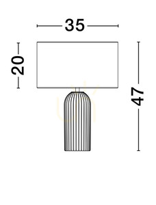 Stolní lampa TUMARAPI Luces Exclusivas LE44961 1 Stolní lampa TUMARAPI Luces Exclusivas LE44961 small 1