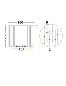 URUBICHA Luces Exclusivas závěsné svítidlo LE44692 small 3