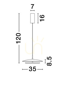 Závěsné svítidlo VITICHI Luces Exclusivas LE44734 small 1