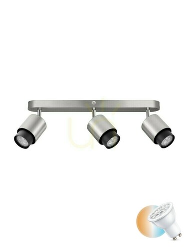 Kontrola Stropní bodové svítidlo YAPACANI Luces Exclusivas LE44977 3xGU10 šedé