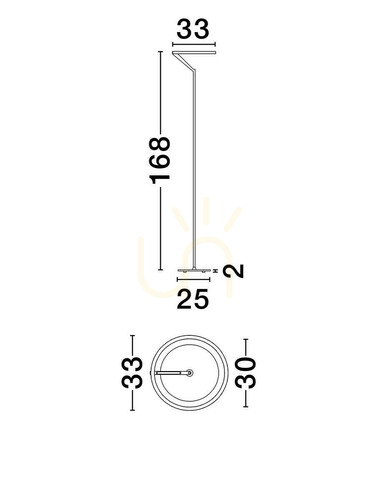 Kontrola Stojací lampa ZUDANEZ Luces Exclusivas LE44781