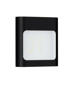 Venkovní nástěnné svítidlo Luces Exclusivas ARBIETO LE73786, LED 9 W 3000 K, 562 lm, černá mat, IP54 small 0