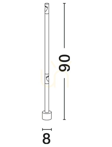Kontrola Osvětlovací sloupek CATACAOS Luces Exclusivas LE73751 matná černá LED 9 W 378 lm 3000 K IP65 90 cm