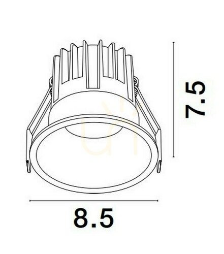 Kontrola ARAMIEL Luces Exclusivas stropní síťka LE65103