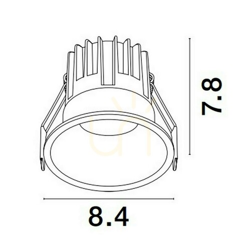 Kontrola ARAMIEL Luces Exclusivas stropní síťka LE65105