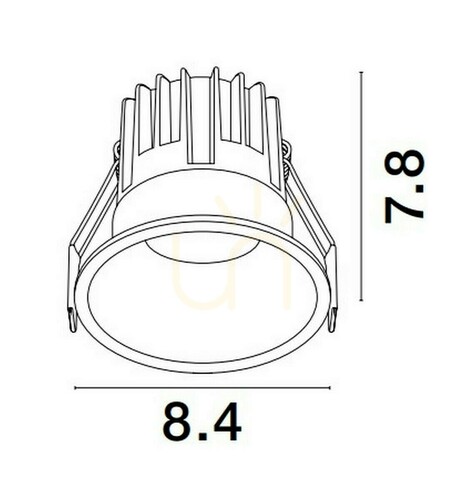 Kontrola ARAMIEL Luces Exclusivas stropní síťka LE65108