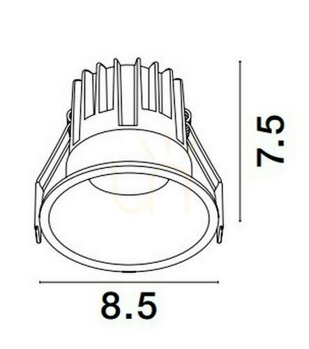 Kontrola ARAMIEL Luces Exclusivas stropní síťka LE65110