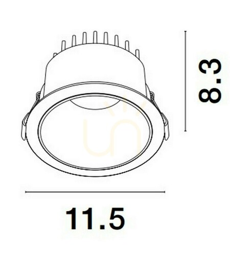 Kontrola ARAMIEL Luces Exclusivas Stropní čočka LE65120