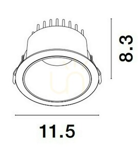 ARAMIEL Luces Exclusivas Stropní čočka LE65120 small 1