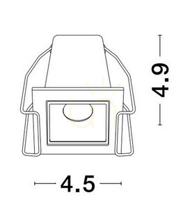 Zápustné LED svítidlo BETARRO LE65126 Luces Exclusivas, bílé, 3 W 3000 K small 1
