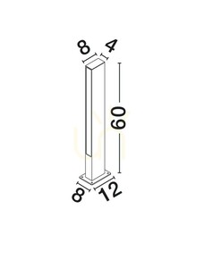 CARMIZO Osvětlovací sloupek od Luces Exclusivas LE75107 2 CARMIZO Osvětlovací sloupek od Luces Exclusivas LE75107 small 2