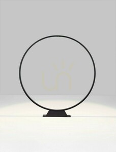 Venkovní stojací lampa Luces Exclusivas VINQUESA LE75136 černý LED kruh 60 cm small 1