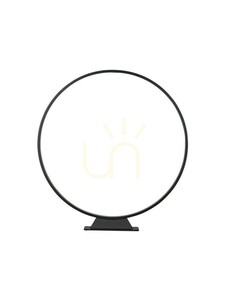 Venkovní stojací lampa Luces Exclusivas VINQUESA LE75136 černý LED kruh 60 cm small 0