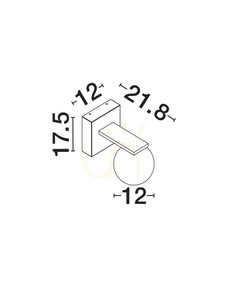 Venkovní nástěnná lampa CELANTO od Luces Exclusivas LE75143 small 2