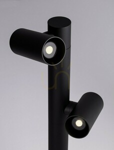 Zahradní LED sloupek MALONZO Luces Exclusivas LE75160 černý 90 cm small 1