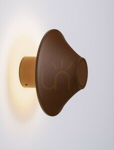 Venkovní nástěnné svítidlo Luces Exclusivas QUERILO LE75187, LED 11 W, 993 lm, 3000 K, ø16 cm, corten, IP54 small 1