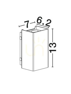 Venkovní nástěnná lampa TORENZA od Luces Exclusivas LE75212 small 1