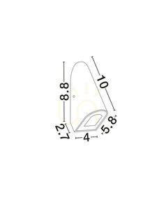 Venkovní nástěnná lampa TELVANO od Luces Exclusivas LE75313 1 Venkovní nástěnná lampa TELVANO od Luces Exclusivas LE75313 small 1