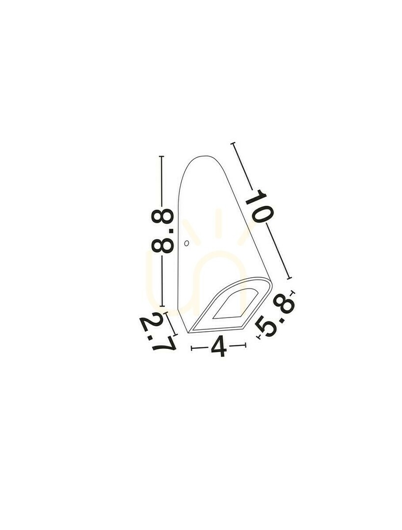 Pohled Venkovní nástěnná lampa TELVANO od Luces Exclusivas LE75313 Venkovní nástěnná lampa TELVANO od Luces Exclusivas LE75313