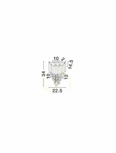 Nástěnné svítidlo PELAVRO Luces Exclusivas LE45104 small 3