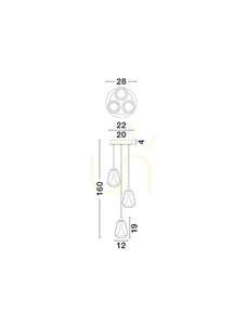Závěsné svítidlo RORIZNO Luces Exclusivas LE45113 3 Závěsné svítidlo RORIZNO Luces Exclusivas LE45113 small 3