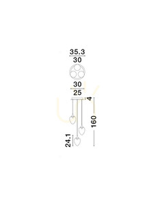 VAZENDO Luces Exclusivas Závěsné svítidlo LE45119 small 3