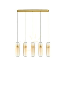 Závěsné LED svítidlo Luces Exclusivas Rebalvo LE45202 zlaté 35 W small 0