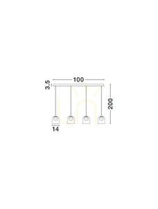 Závěsné svítidlo TAVENCO Luces Exclusivas LE45212 3 Závěsné svítidlo TAVENCO Luces Exclusivas LE45212 small 3