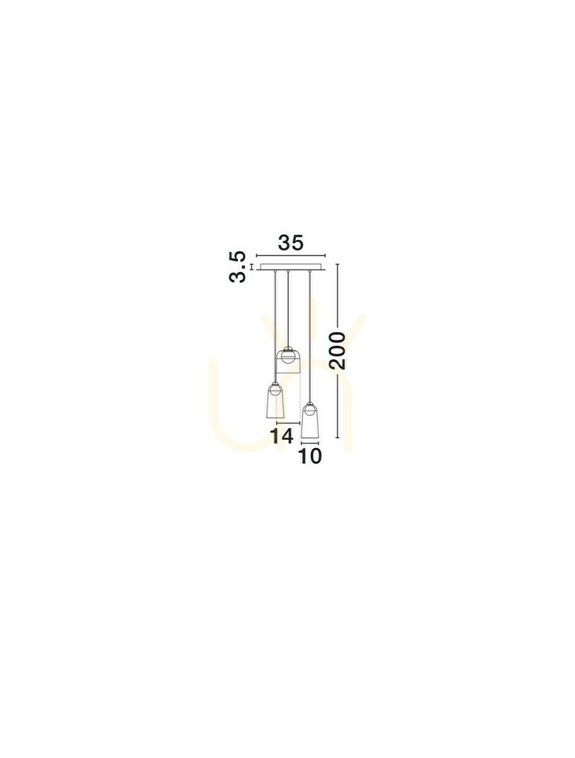 Zobrazit TAVENCO Luces Exclusivas Závěsné svítidlo LE45213 TAVENCO Luces Exclusivas Závěsné svítidlo LE45213
