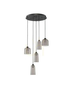 Závěsné svítidlo Luces Exclusivas TAVENCO LE45214 růžové a černé LED 24 W 3000 K small 0
