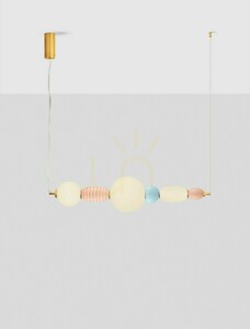 Závěsné svítidlo LAVERZO LED 28W 1680lm 3000K keramika sklo multikolor 89 cm LE45228 Luces Exclusivas small 1