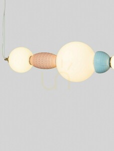 Závěsné svítidlo LAVERZO LED 28W 1680lm 3000K keramika sklo multikolor 89 cm LE45228 Luces Exclusivas small 2