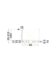 Závěsné svítidlo FELANZO Luces Exclusivas LE45243 3 Závěsné svítidlo FELANZO Luces Exclusivas LE45243 small 3