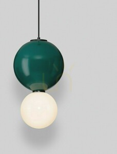 Zelené závěsné LED svítidlo Luces Exclusivas JORELIA LE45249 7 W 3000 K small 2