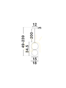 Závěsné svítidlo JORELIA Luces Exclusivas LE45253 small 3