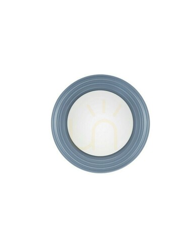 Kontrola Nástěnné svítidlo Luces Exclusivas MALVANO LE45262 porcelán šedomodrý opálové stínidlo G9 Ø22 cm