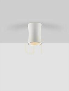 Bílé sádrové stropní bodové svítidlo Luces Exclusivas BELVIRO LE45296 1×GU10 small 1