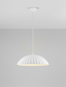 Závěsné svítidlo GIRONTO betonové bílé 50 cm E27 Luces Exclusivas LE45302 small 1
