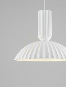 Bílé závěsné svítidlo Luces Exclusivas GIRONTO LE45305, sádra, 50 cm small 2