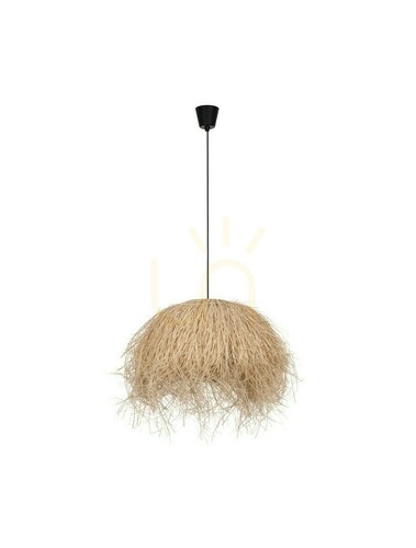 Kontrola Závěsné svítidlo OVINCIA Luces Exclusivas LE45370 přírodní ratan 1xE27 65 cm