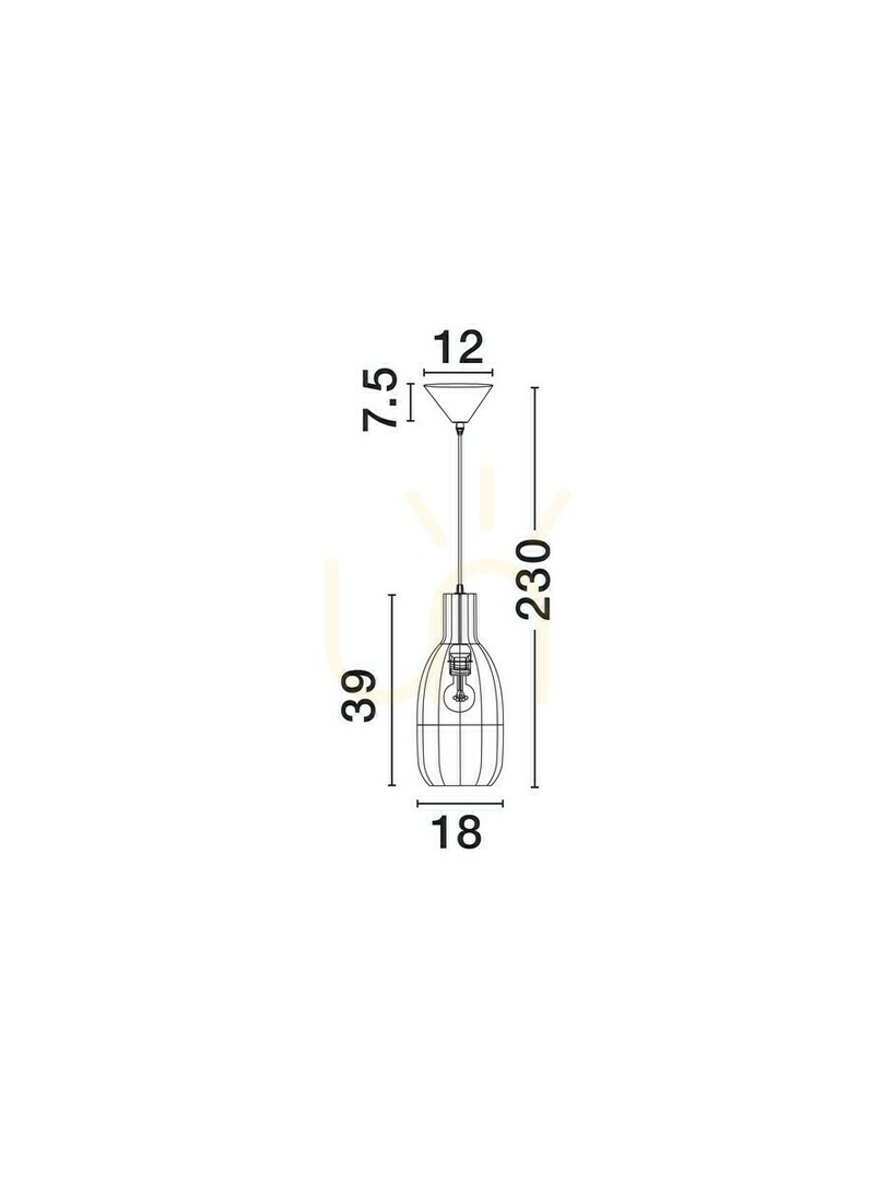 Zobrazit Závěsné svítidlo CASRELIO od Luces Exclusivas LE45377 Závěsné svítidlo CASRELIO od Luces Exclusivas LE45377