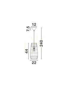 GELVIRA Luces Exclusivas Závěsné svítidlo LE45378 small 3