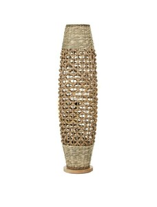Stojací lampa ZALMONTE pletená, vodní hyacint, 119 cm, E27 small 0