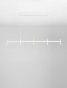 Bílé lineární závěsné LED svítidlo Luces Exclusivas CORVETA LE45430 147 cm 2700 K small 1