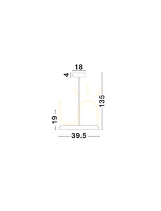 Závěsné svítidlo FOVENTO Luces Exclusivas LE45440 3 Závěsné svítidlo FOVENTO Luces Exclusivas LE45440 small 3