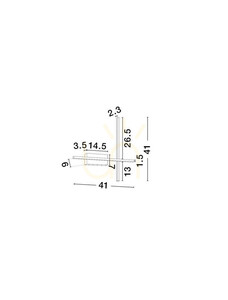 Nástěnné svítidlo CATERVO Luces Exclusivas LE45473 small 1