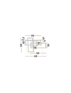 Nástěnné svítidlo DENVERA od Luces Exclusivas LE45478 1 Nástěnné svítidlo DENVERA od Luces Exclusivas LE45478 small 1