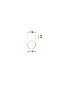 Přisazené stropní LED svítidlo RINVELA Luces Exclusivas LE45503 zlaté 10 W 3000 K Ø10 cm small 3